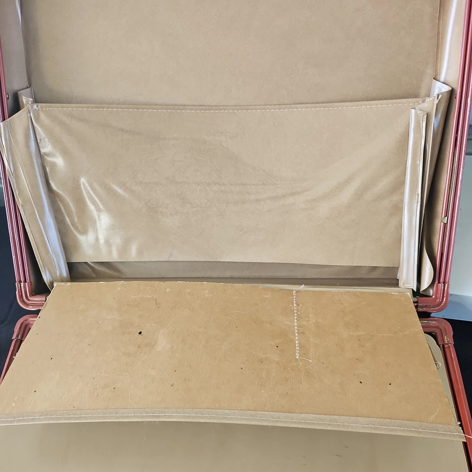 Vintage Samsonite Shwayder Bros Briefcase, Suitcase Circa 50’s Brown Leather  - Image 3 of 4