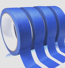 4 Rolls Blue Painters Tape, Masking Tape, Painter'S Tape, Painting Tape with Mul