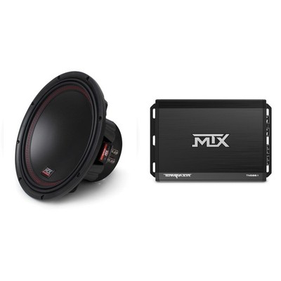MTX TERMINATOR 500-Watt RMS 2Ω Mono Block Class D Amplifier and MTX Audio 551...