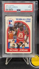1989-90 NBA HOOPS All-Star Game Michael Jordan #21 PSA 9