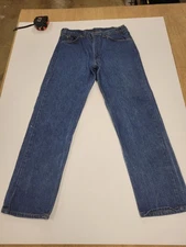 Vintage Levis 505 Jeans Mens 32 x 30 Denim Regular Fit Straight Leg July 1980