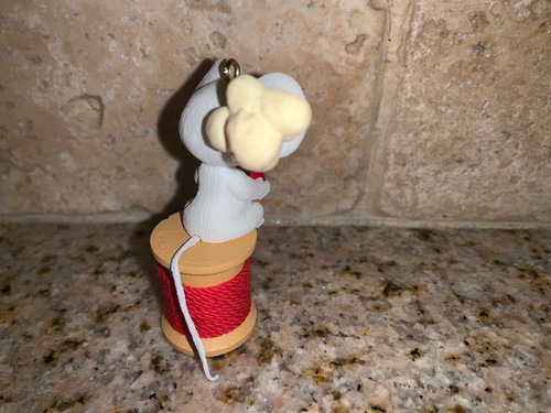 1986 Hallmark POPCORN MOUSE Keepsake Ornament in BOX # S104 - 2 1/4" - Picture 5 of 11