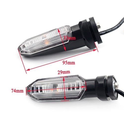 LED Turn Signal Light Indicator For HONDA CRF300L/300LRally CBR 500R 650F 400R - Picture 3 of 24