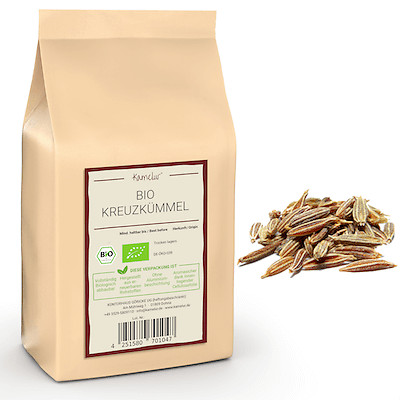(40,60 EUR/kg) 500g BIO Kreuzkümmel Samen ganz, reine Kreuzkümmelsamen BIO