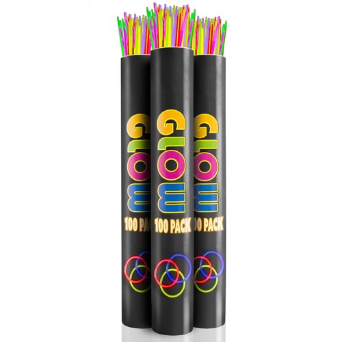 200-Count Glowstick Necklaces Party Pack - Assorted Colors - 第 9/12 張圖片