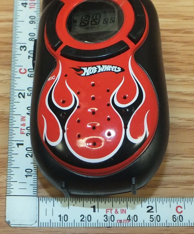 Walkie Talkie Turbo Talker de repuesto rojo y negro genuino Hot Wheels (HW500) Foto 4 de 4