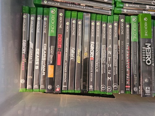 used xbox one x games