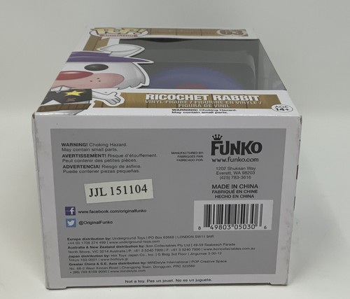 Funko Pop! Animación - Hanna Barbera - CONEJO RICOCHET #63 - Nuevo en caja - Imagen 6 de 6