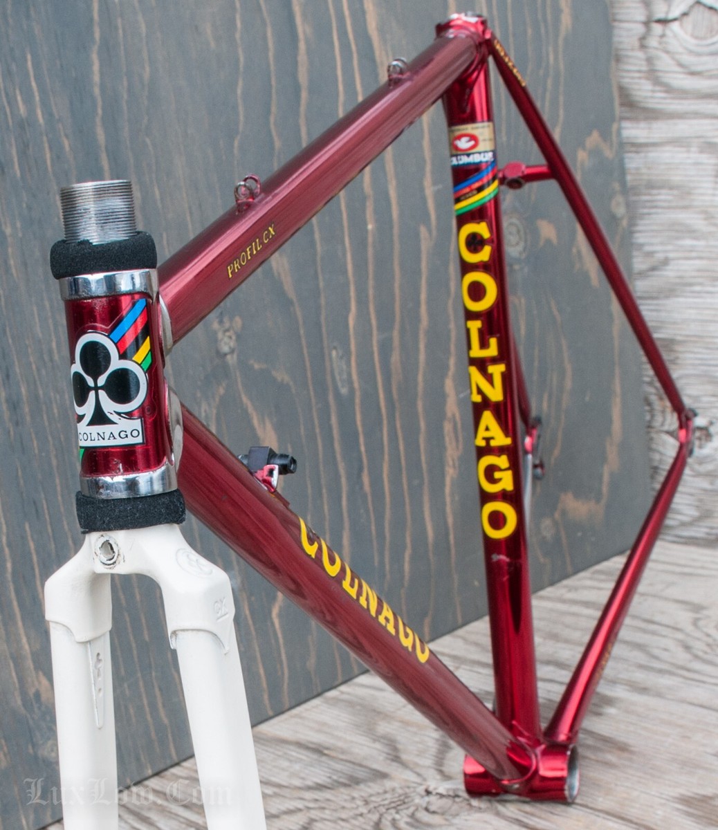 Vintage 48cm Colnago Profil CX RoadBike FRAME & FORK Columbus