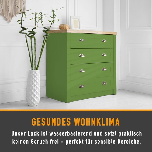 SEEBAUER vernice opaca fai da te per interni ed esterni - vernice ibrida per legno metallo plastica - Foto 100 di 168