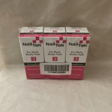 3x Nail Tek For Hard Brittle Nails 3 Strengthener Protection Plus