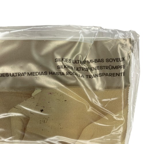 Silkies Ultra 31002 Regular Beige Honey Ultra Knee Hi's Graduated COMPRESSION - Picture 2 of 9