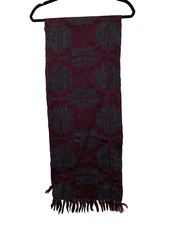 Prima Maglia Hand Loomed Wool Geometric Multicolored Scarf Unisex