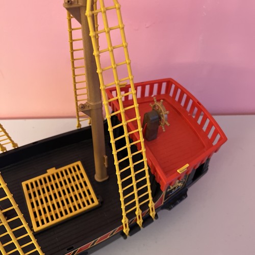 Vintage 1978 Playmobil Blackbeard’s Pirate Ship 5736 Incomplete Shell Read - Picture 6 of 16