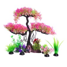 Underwater Plant Fish Tank Tree Decor Aquarium Landscape Decoration Fake Plants