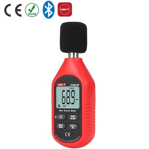 Mini medidor de nivel de sonido UNI-T UT353-BT velocidad de muestreo ajustable luz de fondo LCD - Imagen 3 de 8