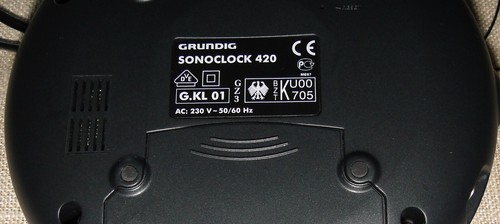 Grundig Sono Clock 420 dunkelgrau - Radiowecker Sonoclock Uhrenradio - Bild 9 von 9