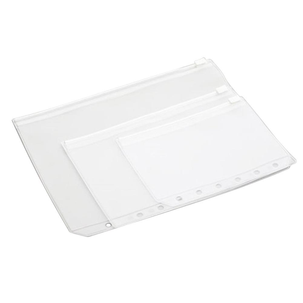 pvc-a5-a6-a7-zipper-bag-card-bills-bags-loose-leaf-storage-holder