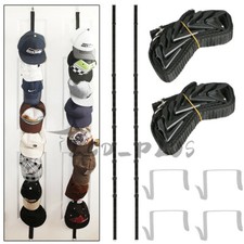Cap Rack 14 Baseball Hats Visors Wall Door Hanger Holder Storage Organizer