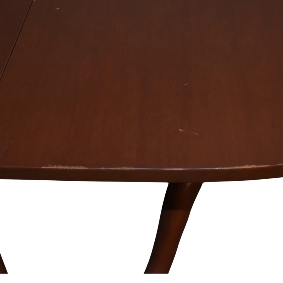 Mesa Kittinger Caoba Ovalada Estilo Georgiano Williamsburg Restauración Necesaria Foto 4 de 4