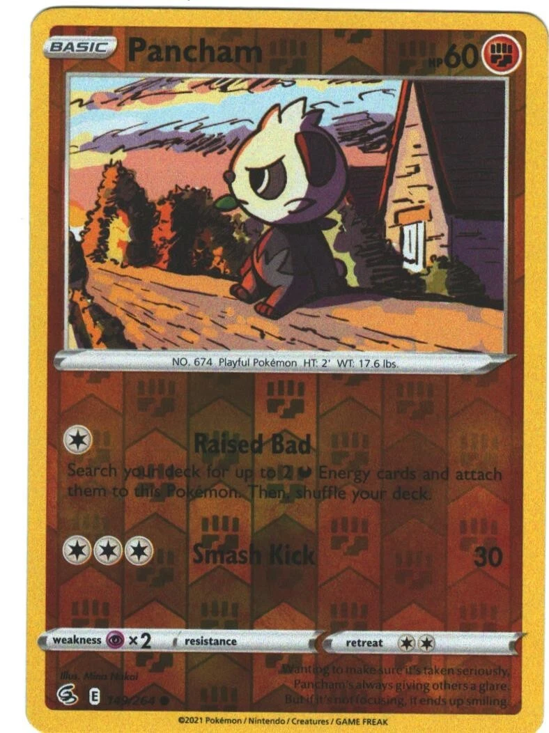 Pancham Pokémon TCG Cards for sale