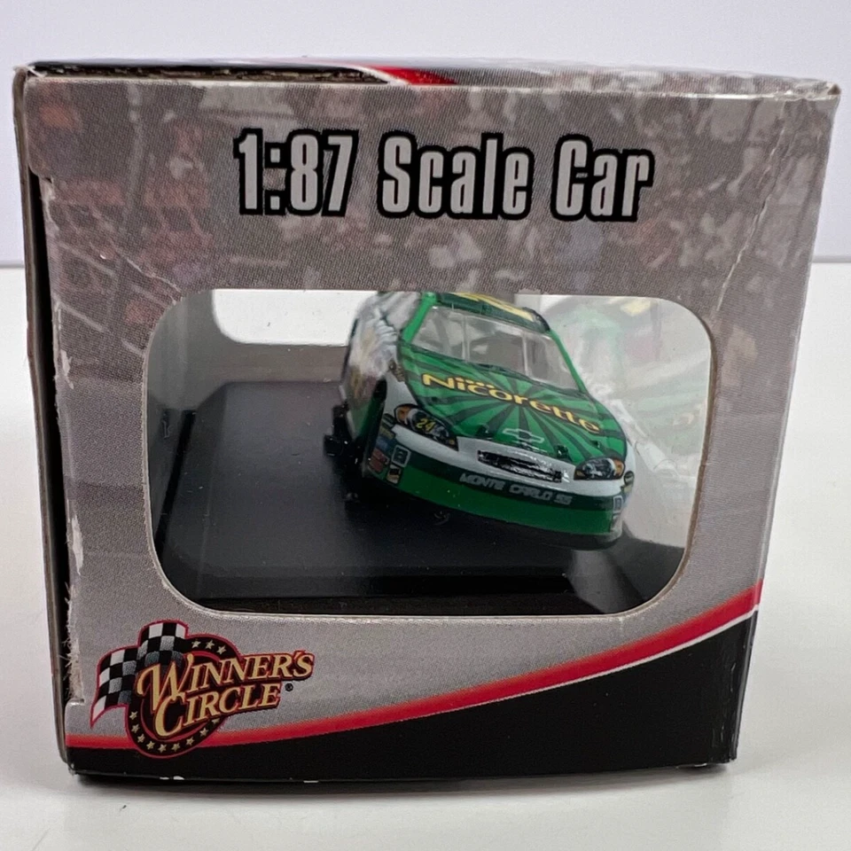 Jeff Gordon #24 1:87 NASCAR Winner's Circle Nicorette Broken Stand Needs Repair - Image 3 of 4