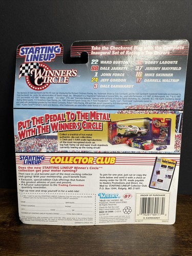 Kenner Starting Lineup Dale Earnhardt 1997 Winners Circle  Action Figure & Card - Picture 3 of 5