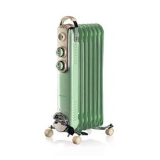 Ariete Radiatore a olio Vintage 837 Verde 3 livelli di potenza max 1500W