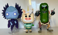 3 Funko Pop Vinyl Figures Fortnite - Pickle Rick #333 Jeff 1290 Wood Sprite 1298