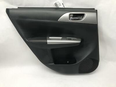 08-14 SUBARU IMPREZA WRX STI REAR LEFT LH DOOR TRIM PANEL OEM | eBay