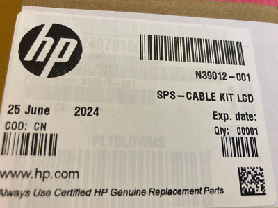 NEU Original HP N39012-001 LCD KABEL KIT ELITEBOOK 640 645 G10 + MEHR (INKL. MWST)