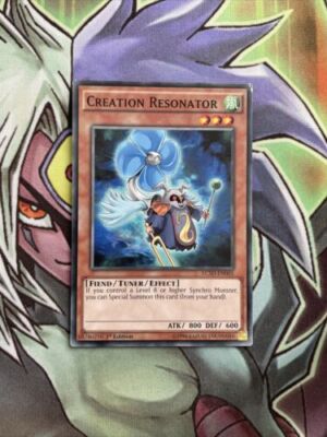LC5D-DE065 Schöpfungsresonator Common 1. Auflage LP Yugioh Karte