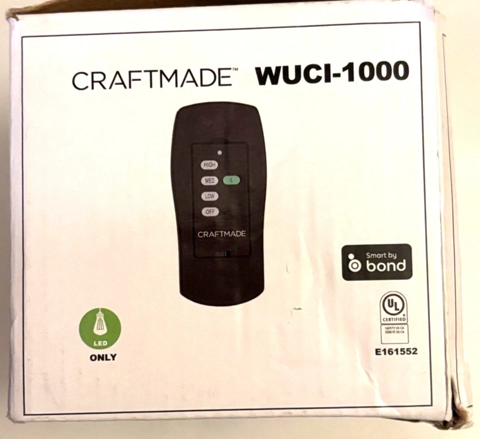 Control de ventilador WiFi inteligente universal hecho a mano de 3 velocidades solo compatible con iluminación LED Foto 2 de 4