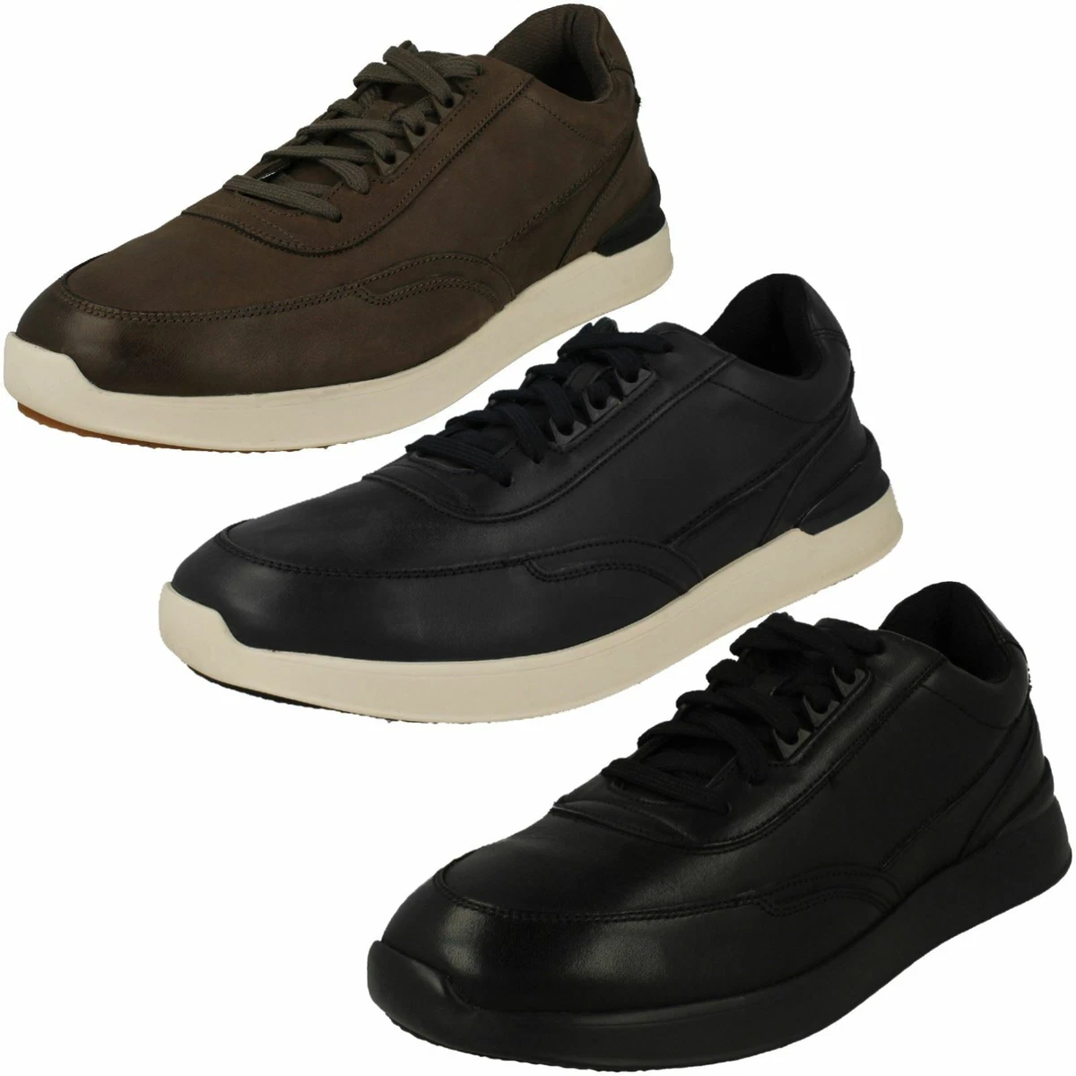 Mens Clarks MI X Technology Lace Up Shoes RaceLite Lace