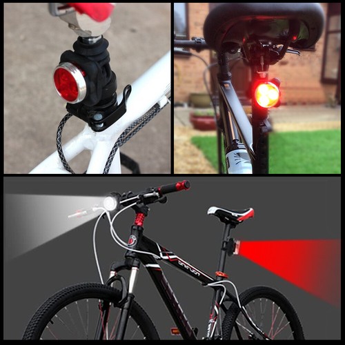 USB Rechargeable LED Waterproof Bike Bicycle Headlight Front and Back Lights UK - Picture 7 of 12