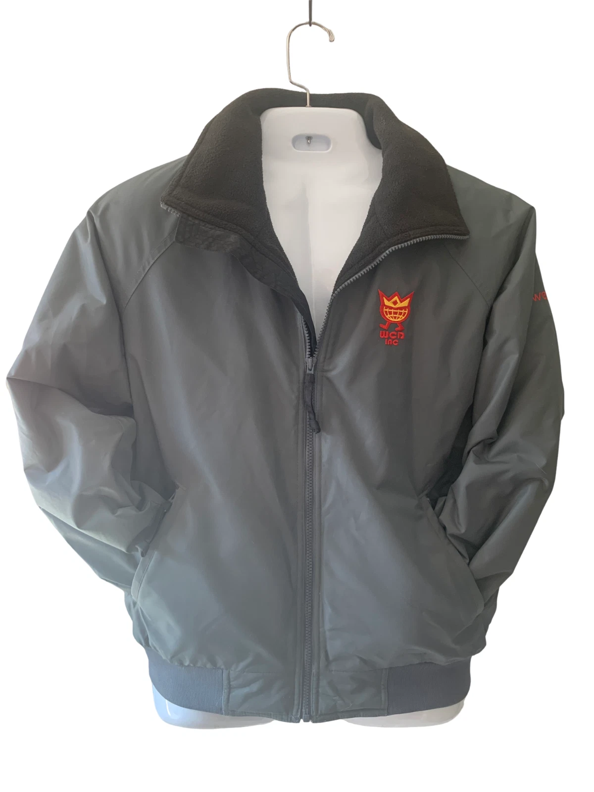 Port Authority Men's Jacket Color Olive Size S Polyester Fleece Lining