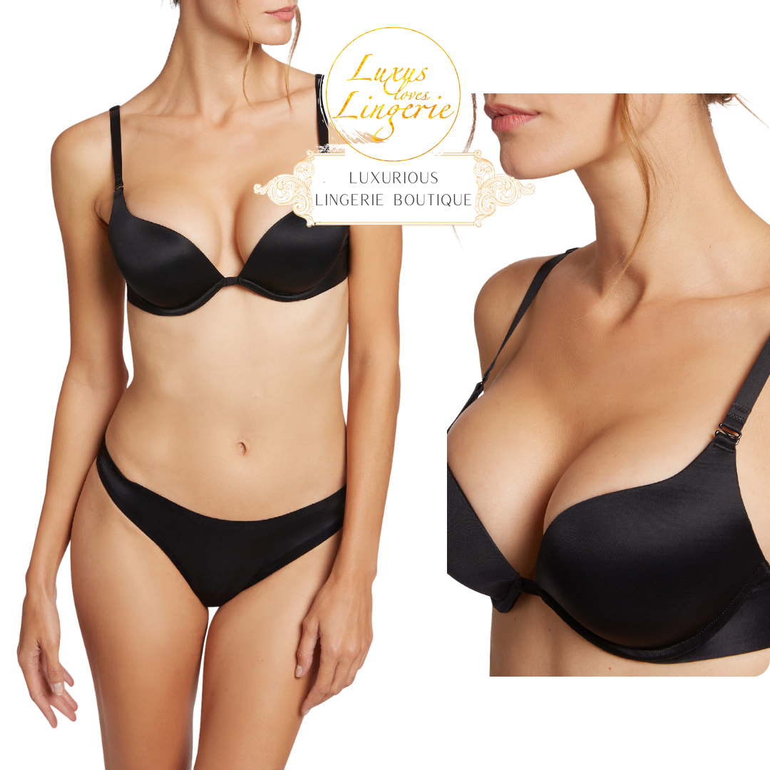Sheer Touch Push-Up Bra by Wolford 75D Black Adjustable