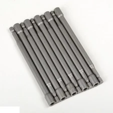 10pc 1/4 inch SAE 6" Extra Long Hex Shank Quick Magnetic Nut Setter Driver 1/4"