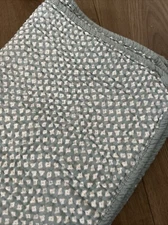 John Robshaw Crate & Kids Organic Swaddle Baby Blanket, Blue