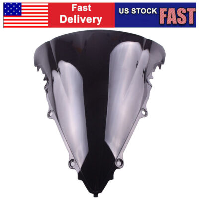 Windshield Windscreen Fit Yamaha YZF R6 2003-2005  R6S 2006-2009 US Store Black