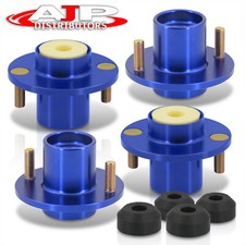 4x Aluminum Top Hat Extender Coilover Shock Mount Blue For 1988-2000 Honda Civic 4x Aluminum Top Hat Extender Coilover Shock Mount Blue For 1988-2000 Honda Civic