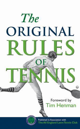Original Rules of Tennis by Bodleian Library (2010, Hardcover)
