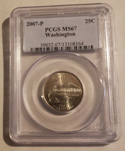 2007-P Washington State Quarter Quarter PCGS MS67