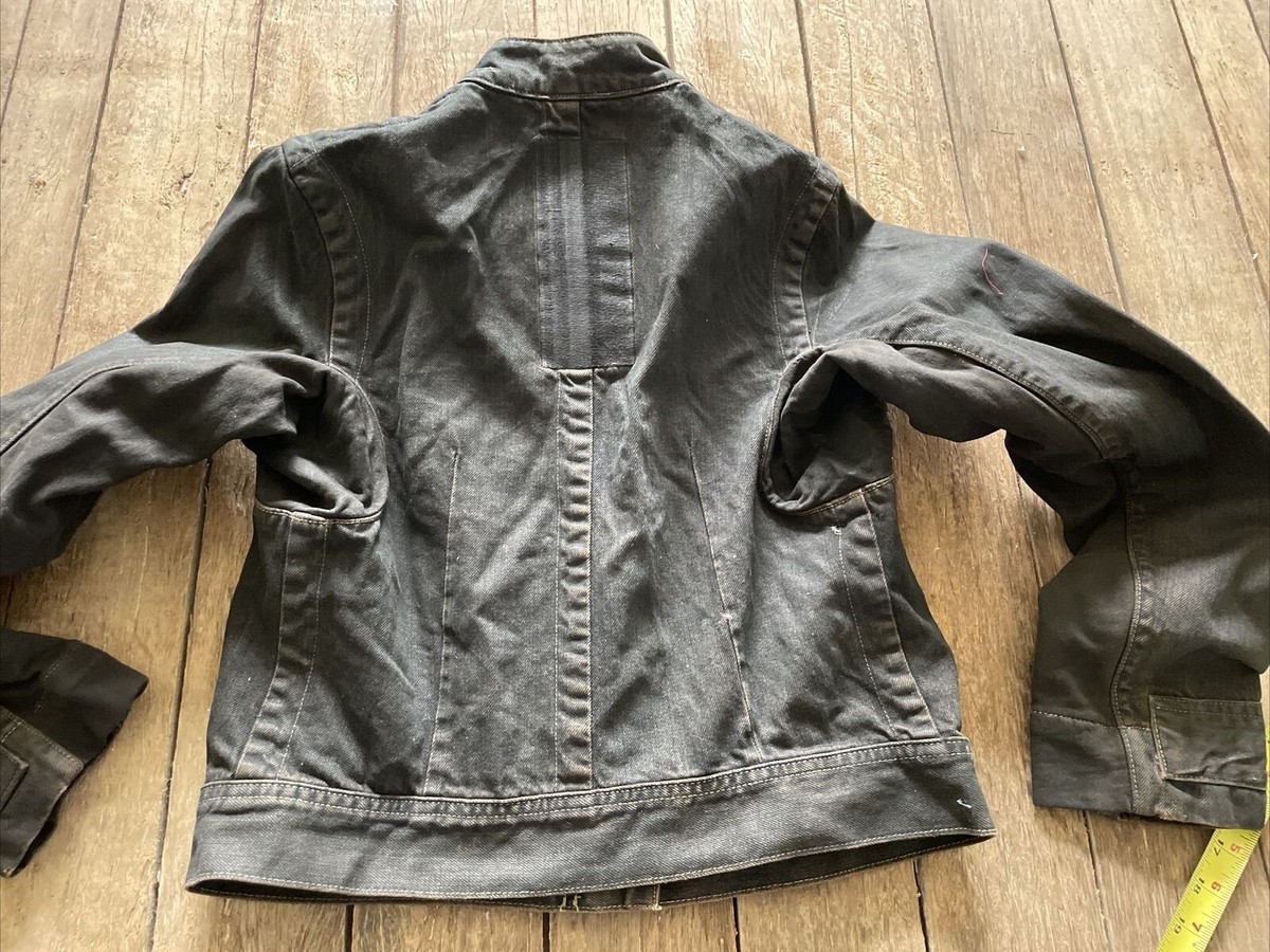 Slab By Rick Owen Women's jean jackets wax size s brown Slab By Rick Owen Women's jean jackets wax size s brown