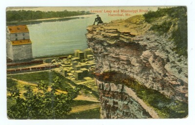 Hannibal, Missouri, Lovers Leap & Mississippi River (HmiscMO127