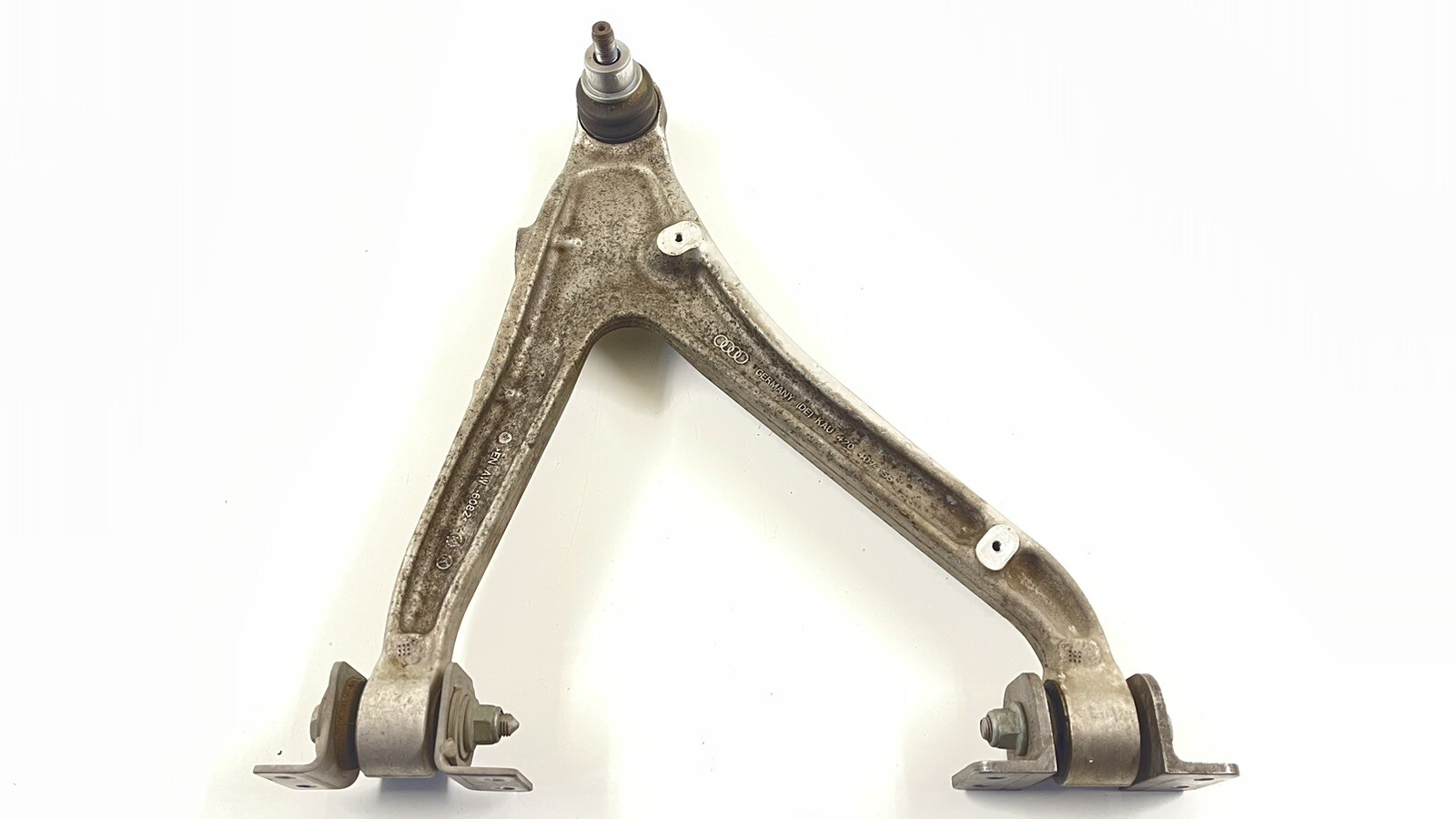 08-15 AUDI R8 SPYDER DRIVER LEFT FRONT LOWER CONTROL ARM 420 407 155 OEM