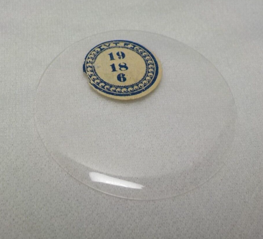 GLASS POCKET WATCH CRYSTAL SIZE 19 H 6 REPLACEMENT PART 449 eBay