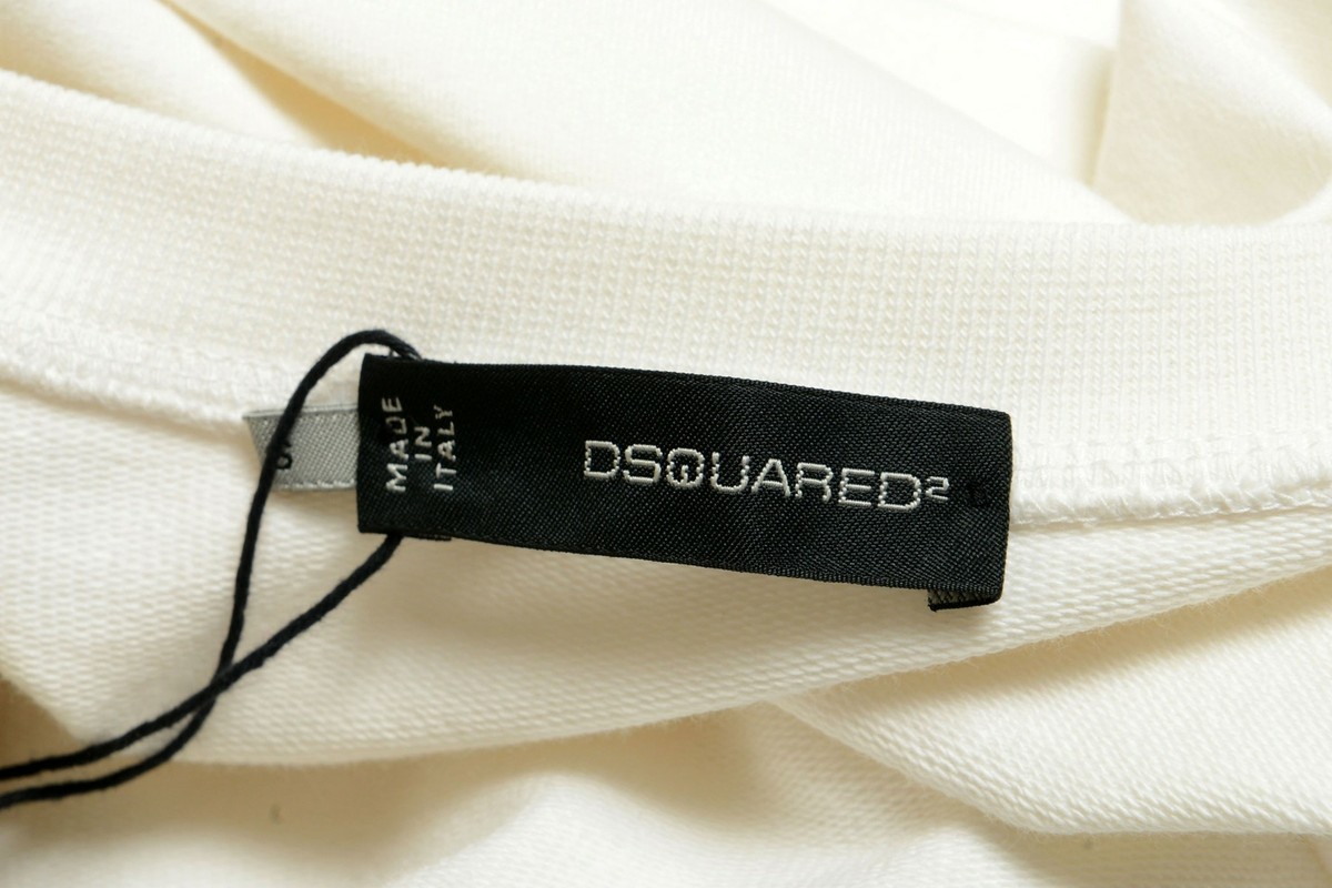 DSQUARED2 ホワイト刺繍ジャケット Dsquared2 Women's White Embellished Full Zip Track Jacket