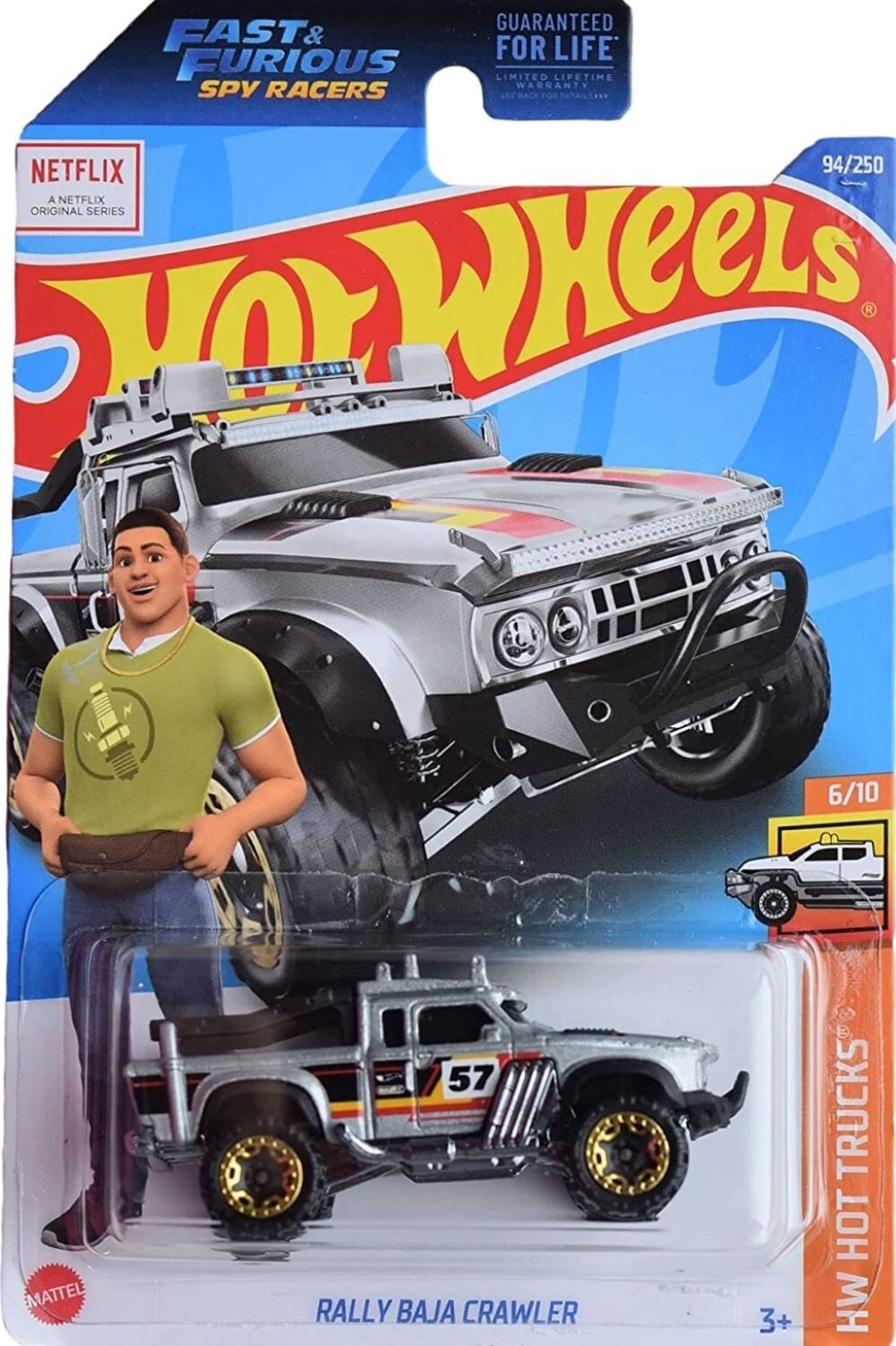 Hot Wheels - 2022 HW Hot Trucks 6/10 Rally Baja Crawler 94/250 (BBHCT57)