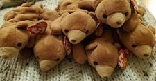 6 Ty Beanie Babies CUBBIE 1993 - Rare - PVC Pellets New